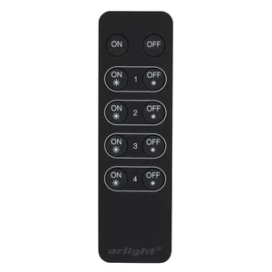 Пульт SR-2833K4 Black (диммер 4 зоны) (Arlight, IP20 Пластик, 3 года)