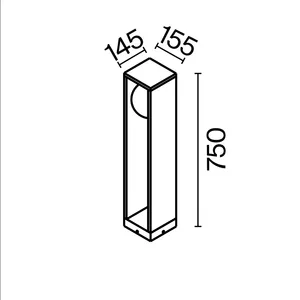 Ландшафтный светильник Outdoor O483FL-L10GF3K