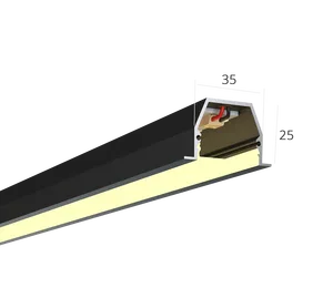 Линейный светильник HOKASU 35/25 IN (Anod/2000mm/LT70 — 3K/44W)