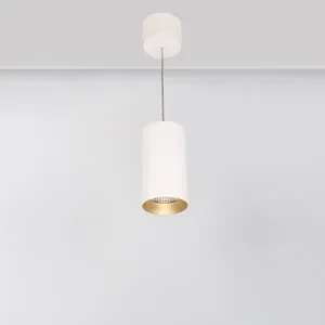 Светильник подвесной SP-POLO-R85-2-15W Warm White 40deg (White, Gold Ring) (Arlight, IP20 Металл, 3 года)