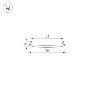 Экран STRETCH-S-35-CEIL-CENTER-100m (GAMMA35) (Arlight, Пластик)