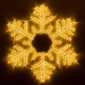 Фигура светодиодная ARD-SNOWFLAKE-M10-1000x900-504LED Warm (230V, 31W) (Ardecoled, IP65, 1 год)