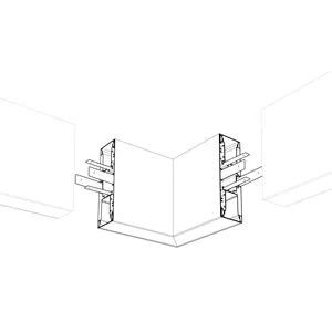 Угол S2-WALL-X2-H128-L90N внутренний (Arlight, Металл)