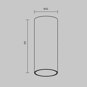 Потолочный светильник Technical C056CL-L12B4K-W-B