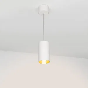 Светильник подвесной SP-POLO-R85-2-15W Warm White 40deg (White, Gold Ring) (Arlight, IP20 Металл, 3 года)