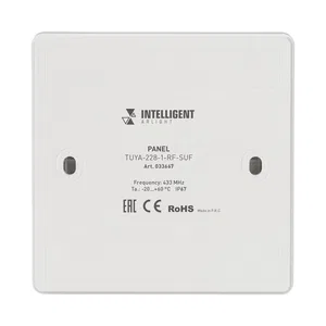INTELLIGENT ARLIGHT Панель TUYA-228-1-RF-SUF (kinetic, 433MHz) (IARL, IP67 Пластик, 3 года)