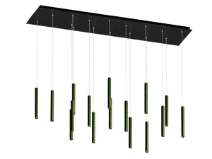 Подвесной светильник HOKASU Tube Cascade (40-320/ral9003 – 42w/3090/36deg)
