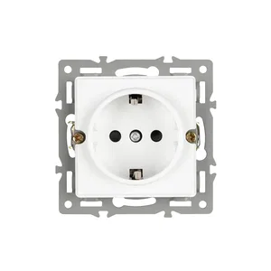 Механизм электрической розетки SCT-GP-MEU-PL-WH (250V, 16A) (Arlight, -)