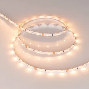 Лента RT-A60-5mm 12V Warm2400 (4.8 W/m, IP20, 2835, 5m) (Arlight, узкая)
