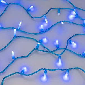 Светодиодная гирлянда ARD-STRING-CLASSIC-10000-BLUE-100LED-MILK-FLASH Blue (230V, 7W) (Ardecoled, IP65, 1 год)