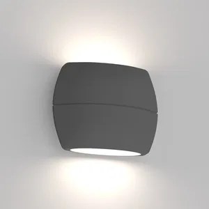 Светильник SP-WALL-VASE-S140x88-2x3W Warm3000 (GR, 120 deg, 230V) (Arlight, IP54 Металл, 3 года)