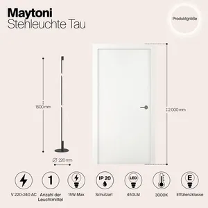 Напольный светильник (торшер) Maytoni MOD166FL-L15B3K