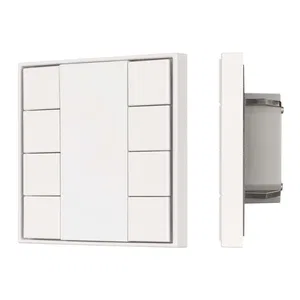 INTELLIGENT ARLIGHT Кнопочная панель KNX-301-22-8-SH-IN White (BUS, Frame) (IARL, IP20 Пластик, 3 года)