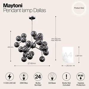 Подвесной светильник Maytoni MOD545PL-24G