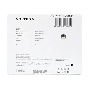 Потолочный светильник Voltega VGL7377DL-01GB