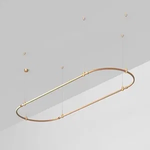 Основание ART-APRIORI-OVAL-HANG-3000x1000 (GD) (Arlight, IP20 Металл, 3 года)