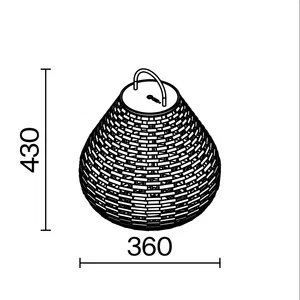 Уличный переносной аккумуляторный светильник Outdoor O530FL-L5B3K