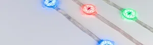 Модуль управляемый VISOR-DMX-5060-6-24V RGB 120deg (D40x12mm, 1.5W, IP68) (Arlight, Пластик, 3 года)