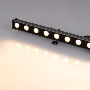 Линейный прожектор AR-LINE-760-18W Warm3000 (GR, 30 deg, 230V) (Arlight, IP65 Металл, 3 года)