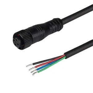 Коннектор питания ARL-WAVE-1010-RGB-CON-POWER-FEMALE-BLK (Arlight, IP67 Пластик, 3 года)