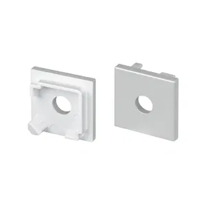 Заглушка SL-KANT-H16-S10 SQUARE с отверстием (Arlight, Пластик)