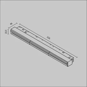 Трековый светильник Technical TR106-4-18W-DS-W
