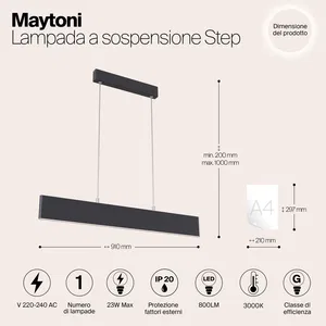 Подвесной светильник Maytoni P010PL-L23B