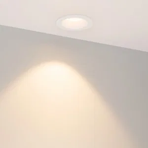 Светильник MS-ATOLL-BUILT-R86-10W Warm3000 (WH, 60 deg, 230V) (Arlight, IP54 Металл, 5 лет)