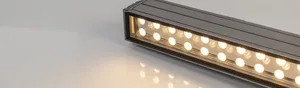 Светодиодный прожектор AR-LINE-1000S-18W-24V RGB (Grey, 30 deg, DMX512) (Arlight, Закрытый)