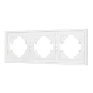 Рамка пластиковая FRM-TENDO-SFPL-3-WH (Arlight, Матовый белый)