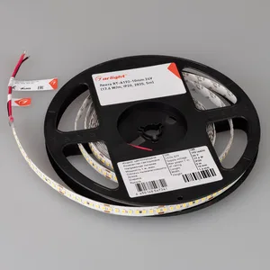 Лента RT-A192-10mm 24V Warm2400 (17.6 W/m, IP20, 2835, 5m) (Arlight, высок.эфф.150 лм/Вт)