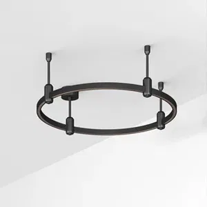 Основание ART-APRIORI-ROUND-ROD-200-R600 (BK) (Arlight, IP20 Металл, 3 года)