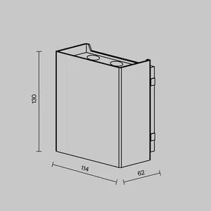 Уличный настенный светильник Outdoor O505WL-L6B3K