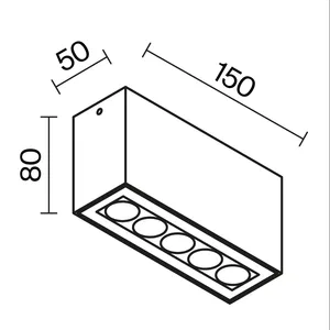 Уличный потолочный светильник Outdoor O309CL-L10GF3K