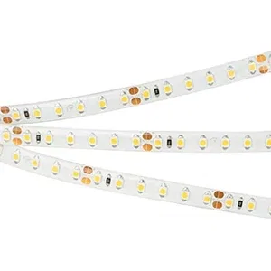 Лента RTW 2-5000SE 24V Warm 2x (3528, 600 LED, LUX) (Arlight, 9.6 Вт/м, IP65)