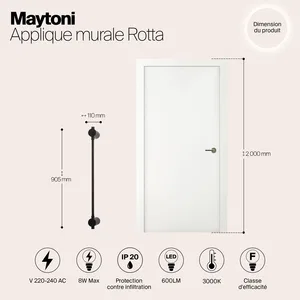 Настенный светильник (бра) Maytoni MOD413WL-L8B3K