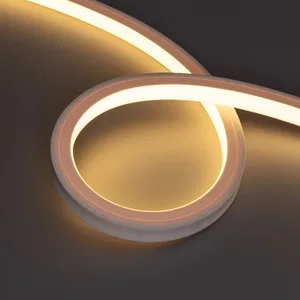 Лента герметичная NOVA-TOP-PU-A120-16x15mm 24V Warm3000 (10 W/m, IP68, 1m, wire x1) (Arlight, Полиуретан)