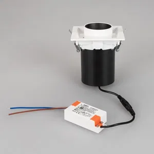 Светильник LTD-PULL-S110x110-10W Warm3000 (WH, 24 deg, 230V) (Arlight, IP20 Металл, 5 лет)