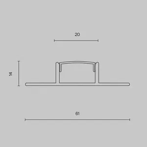Профиль Led Strip ALM-6114-S-2M