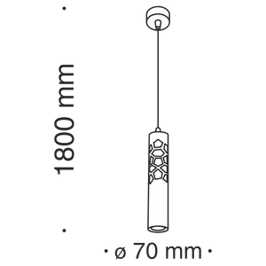 Подвесной светильник Maytoni P037PL-L11W4K