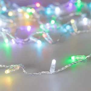 Светодиодная гирлянда ARD-STRING-CLASSIC-20000-CLEAR-200LED-SYNC RGB (230V, 13W) (Ardecoled, IP65, 1 год)