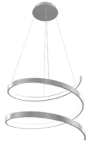 Люстра LED подвесная свераль D40CM "ДЕТСКАЯ стиль Оптимальный"