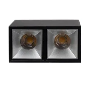 Накладной светодиодный светильник KUBING 2 Black Grey