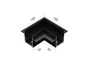 Соединительный элемент HOKASU OneLine Edgeless (L/RAL9005)