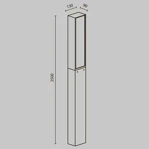 Садово-парковый светильник Outdoor O470FL-L40GF3K