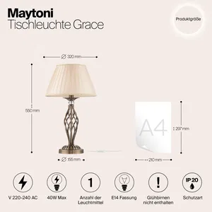 Настольный светильник Maytoni RC247-TL-01-R
