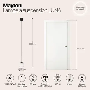 Подвесной светильник Maytoni P039PL-5W3K-10-B