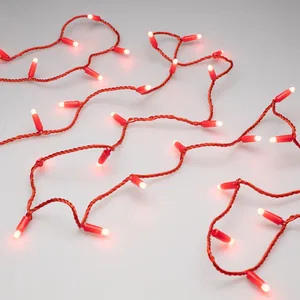 Светодиодная гирлянда ARD-STRING-CLASSIC-10000-RED-100LED-MILK-STD Red (230V, 7W) (Ardecoled, IP65, 1 год)