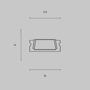 Профиль Led Strip ALM001S-2M