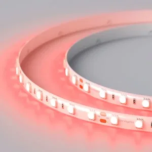 Лента RTW 2-5000SE 24V Red 2x (5060, 300 LED, LUX) (Arlight, 14.4 Вт/м, IP65)